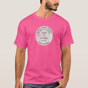 Camiseta Punto más alto del estado Oklahoma Black Mesa Hike