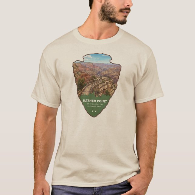 Camiseta Punto Mather Parque Nacional del Gran Cánion Punta (Anverso)