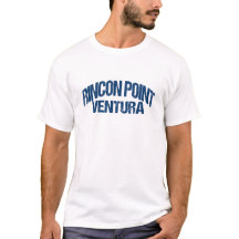 Punto Rincon Ventura California Ola de Surf Retro