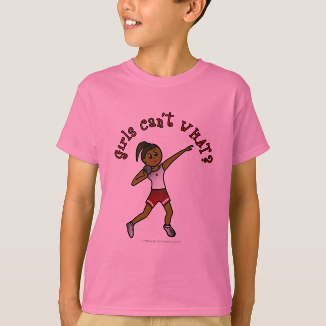 Camiseta Punto rojo oscuro (Anverso)