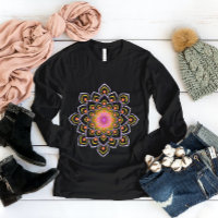 Punto simple y colorido Mandala