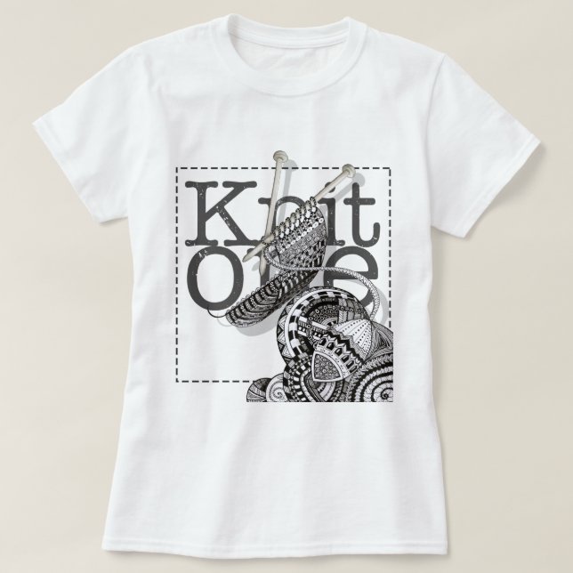 Camiseta Punto un arte del Doodle (Diseño del anverso)