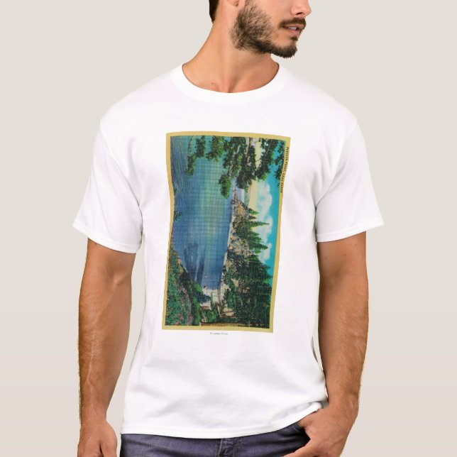 Camiseta Punto ViewLake Tahoe, CA de Rubicon (Anverso)