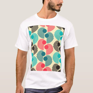 Camiseta Puntos coloridos: patrón abstracto sin costuras.