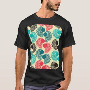Camiseta Puntos coloridos: patrón abstracto sin costuras.