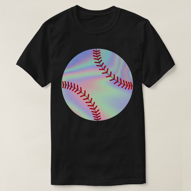 Camiseta puntos de béisbol holográficos (Diseño del anverso)
