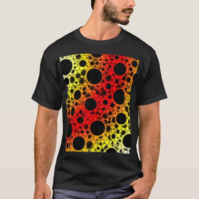 Camiseta Puntos de burbuja espacial - WYR de calor (Anverso)