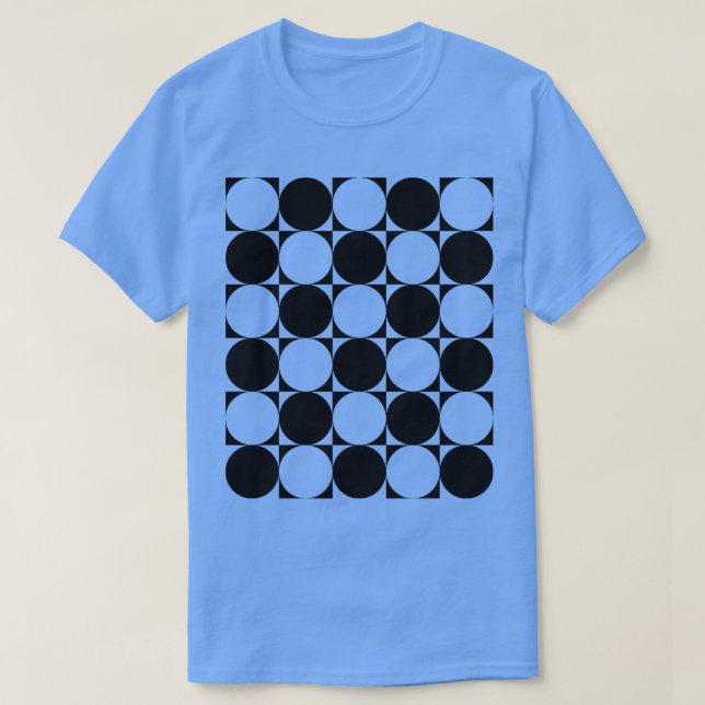 Camiseta Puntos de Op art (Diseño del anverso)