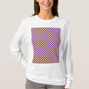 Camiseta Puntos de Polka Amarillo con fondo morado STaylor