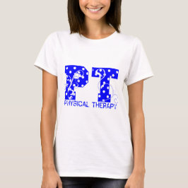 Camiseta puntos de polka azul blanco