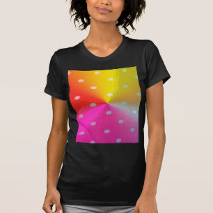 Camiseta puntos de polka Colores coloridos