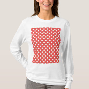 Camiseta Puntos de Polka Rojo y Blanco