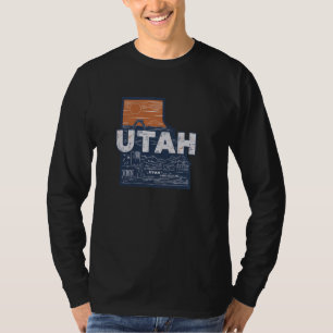 Camiseta Puntos de referencia del estado de Utah