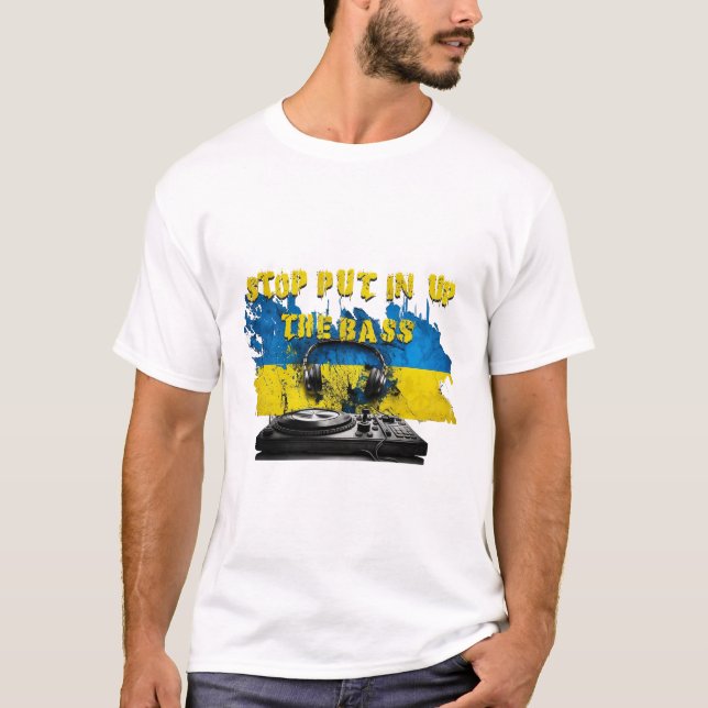 CAMISETA PUNTOS DE UCRANIA - APOYAR UCRANIA (Anverso)