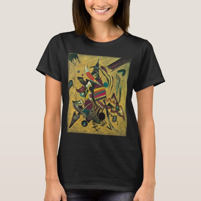 Camiseta Puntos de Wassily Kandinsky, expresionismo vintage (Anverso)