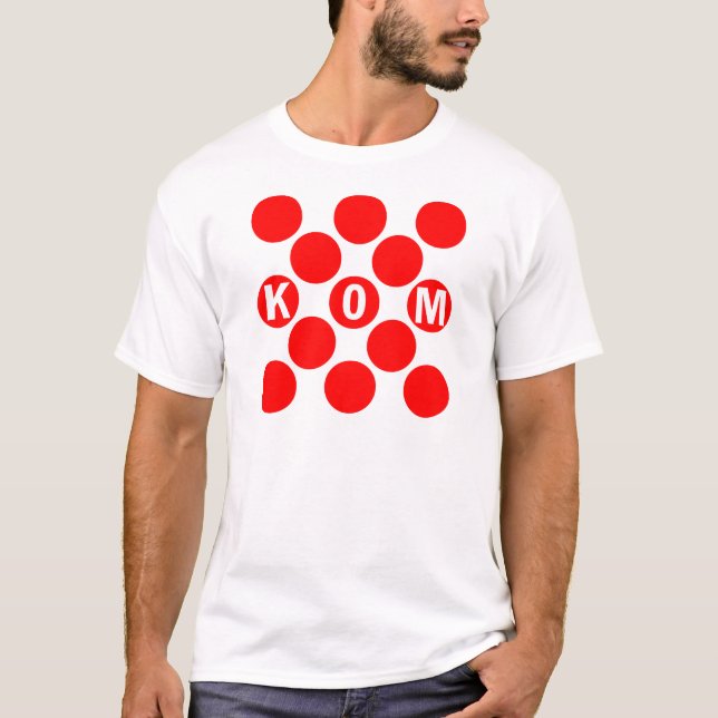 Camiseta Puntos del rojo de KOM (Anverso)
