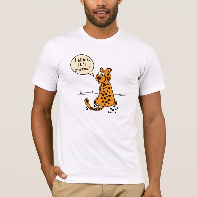 Camiseta Puntos perdidosos del leopardo - pienso que es (Anverso)