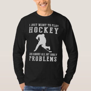 Camiseta "Puntuación Adulto: ¡Abraza el escape del hockey!"