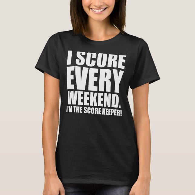 Camiseta Puntuación de los hombres cada semana (Anverso)