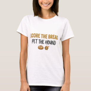 Camiseta Puntuación Lindo El Pan Acaricia Al Sabueso