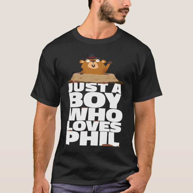 Camiseta Punxsy Phil's Cute Groundhog Day Holiday Idea for  (Anverso)