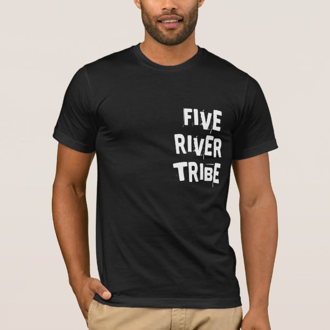 Camiseta Punyab cinco ríos de tribu desi india (Anverso)
