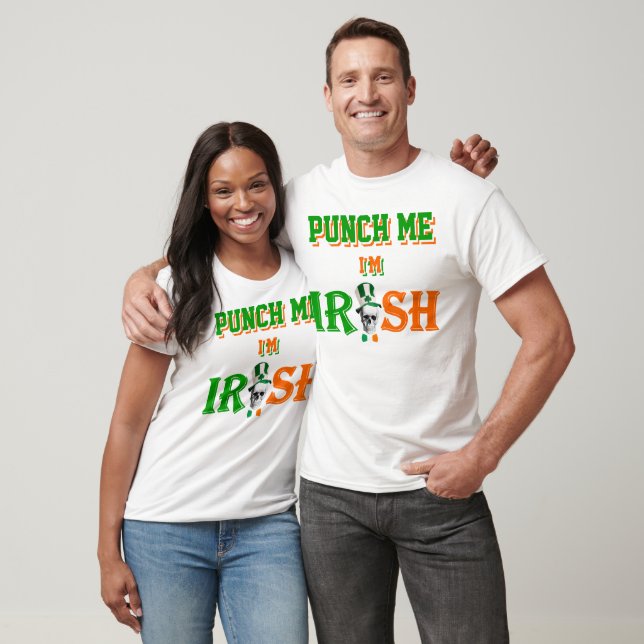 Camiseta Punzame, soy irlandés. (Unisexo)