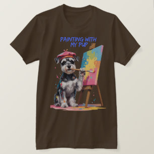 Camiseta Pup Creativo – El Miniature Schnauzer Artístico