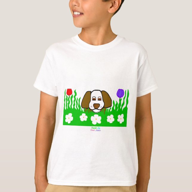 Camiseta Pup N Play Boys White Basic T Shirt (Anverso)