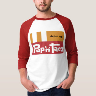 Camiseta Pup n' Taco 3/4 Sleeve Shirt - Logotipo original !