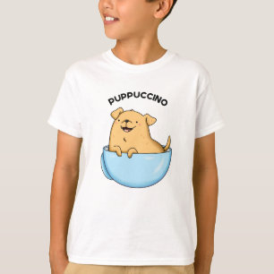 Camiseta Pup-pucccino Funny Cappuccino Pun