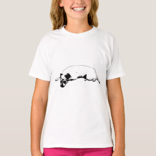 Camiseta Pupa en línea aguda para los días de otoño