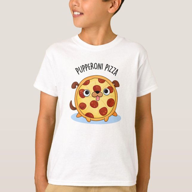 Camiseta Pupperoni Pizza Funny Pizza Pun (Anverso)