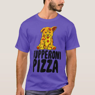 Camiseta Pupperoni Pizza Love Funny Women Dog Lovers Puppy 