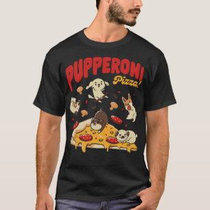 Camiseta Pupperoni Puzzia Perros cachorra Italia por Tobe F