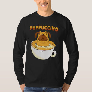 Camiseta Puppuccino - Perro Cappuccino - Perros de café
