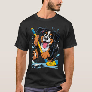 Camiseta Puppy de hockey perro de montaña bernés pista de h