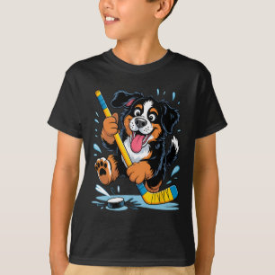 Camiseta Puppy de hockey perro de montaña bernés pista de h