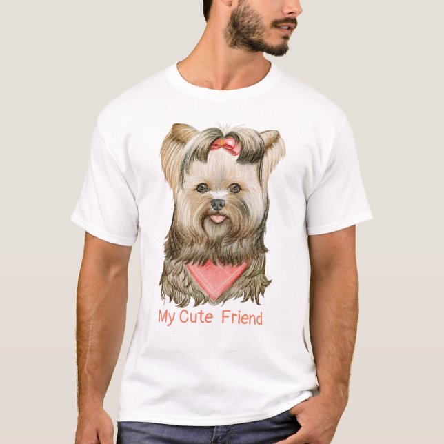 Camiseta Puppy my Cute Friend (Anverso)