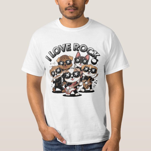 Camiseta Puppy rock band (Anverso)