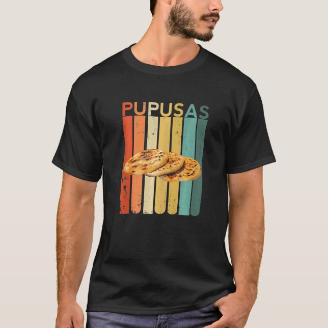 Camiseta Pupusas Alimentos salvadoreños El Salvador Vos Puc (Anverso)