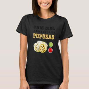 Camiseta Pupusas Amor Salvadoreño Comida El Salvador Gu