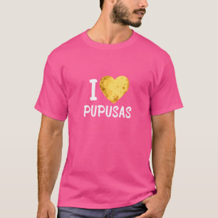Camiseta Pupusas Comida Salvadoreña Me Encantan Las Pupusa