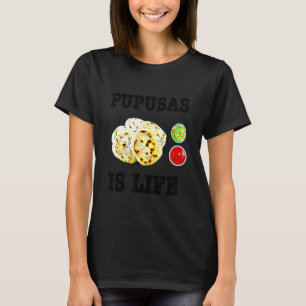 Camiseta Pupusas Salvadoreño Comida Comida El Salvador Gu