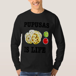 Camiseta Pupusas Salvadoreño Comida Comida El Salvador Gu