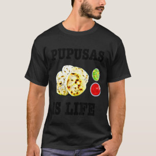 Camiseta Pupusas Salvadoreño Comida Comida El Salvador Gu