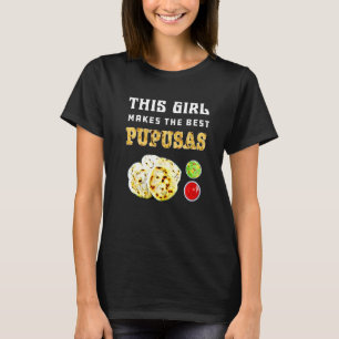 Camiseta Pupusas Salvadoreño Comida Comida El Salvador Gu
