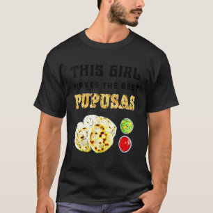Camiseta Pupusas Salvadoreño Comida Comida El Salvador Gu