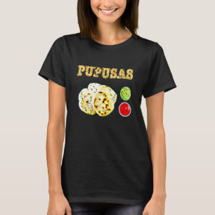 Camiseta Pupusas Salvadoreño Comida Comida El Salvador Gu