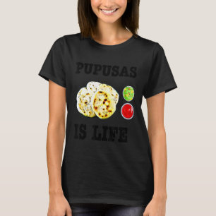 Camiseta Pupusas Salvadoreño Comida Comida El Salvador Gu
